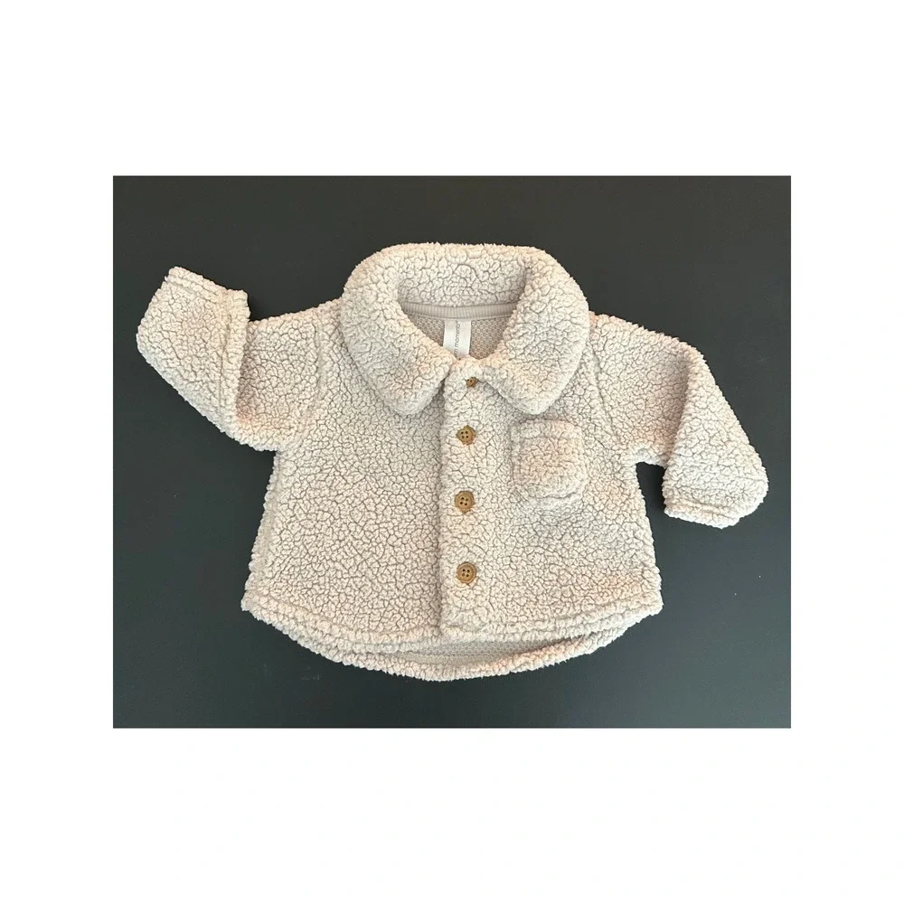 Modern Moments by Gerber Baby 0-3M Sherpa Fleece Jacket and Pants Set (0014)